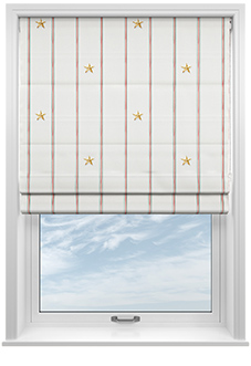 Merrily, Merry Stripy Fairground - Roman Blind